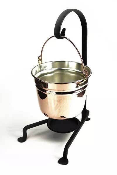 CopperGarden® 600ml Hängetopf aus Kupfer | Fondue & Servieren | Kupfertopf 3