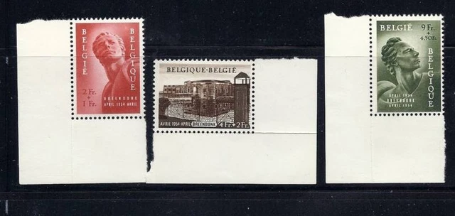 Belgique 1954 Politique Prisonniers Ensemble VF MNH