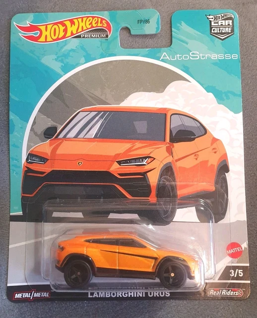 Hot Wheels Car Culture AutoStrasse 2022 #3 Lamborghini Urus Arancione – Modellino 1:64 - Foto 2