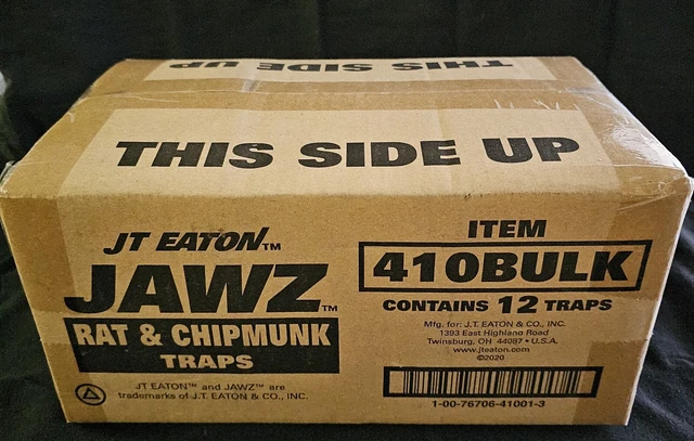 JT Eaton Jawz Traps Case Of 12