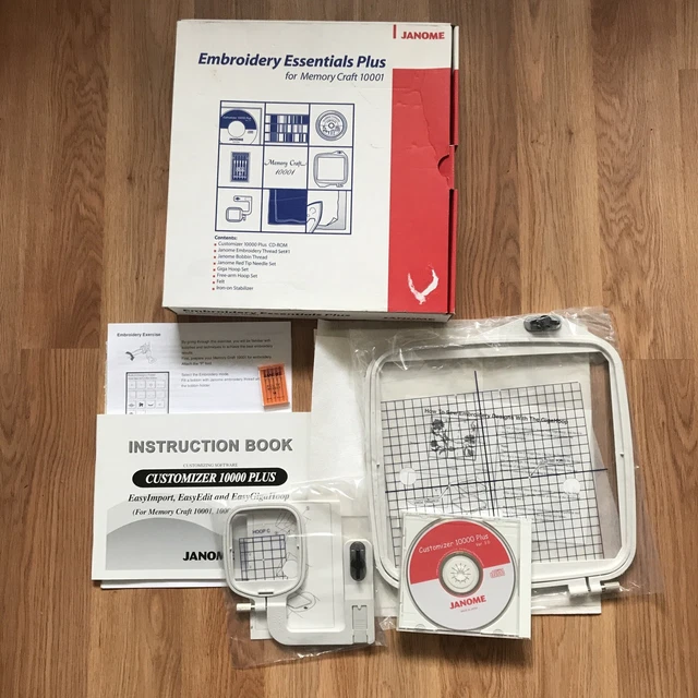 JANOME EMBROIDERY ESSENTIALS Plus For Memory Craft 10001 30.00