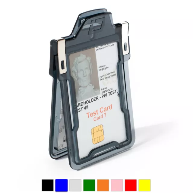 Identity Stronghold Classic - RFID Blocking Secure ID 1 Card Badge Holder USA