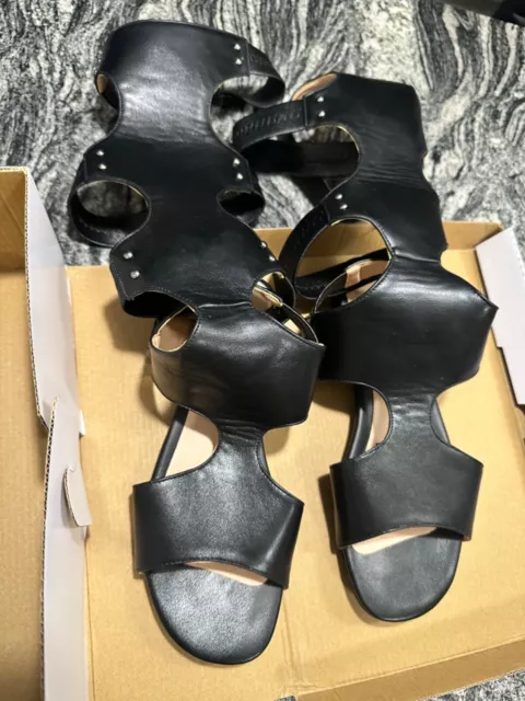 Brand new women leather gladiator sandals in box US size 8.5