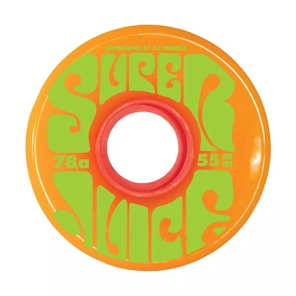 OJ Wheels Mini Super Juice 78A Orange 55mm 4 pack cruiser wheels