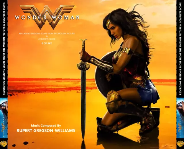 Wonder Woman Recording Sessions & Complete Score 6CD Rupert Gregson Williams
