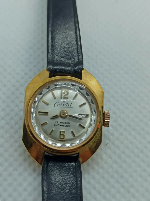 Montre Suisse Mécanique Des Années 70 Pour Femme - Neuf Sans étiquette (NOS) - Marque Celval