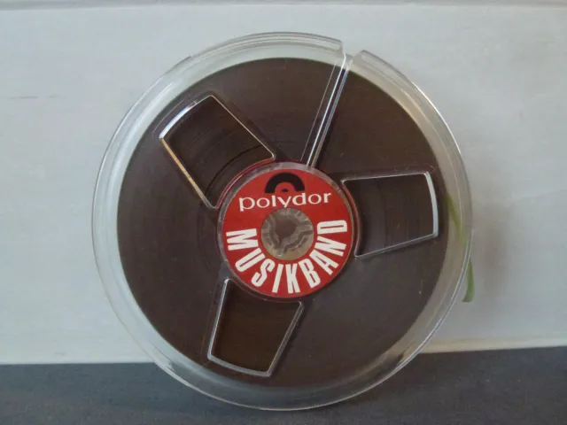 Polydor Tonband  Tonbandspulen Ø 12,5 cm Magnetband Studio Musik