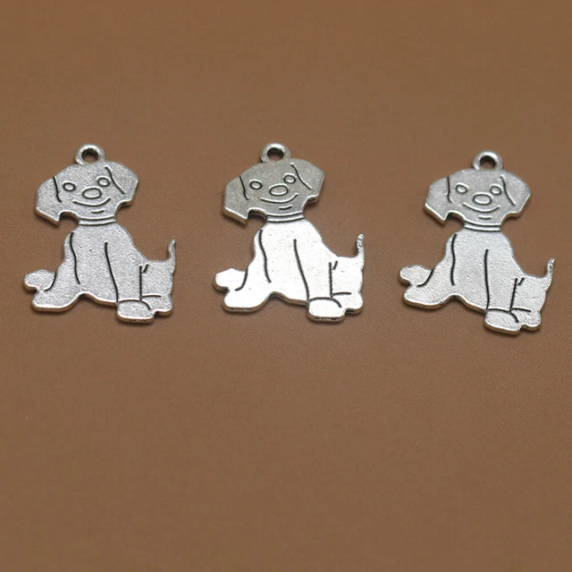 10 Pcs Antique Jewelry Pendants Animal Charm Alloy Branch Shape