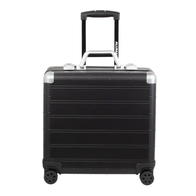 Alumaxx Business Trolley GEMINI Aktenkoffer B-Ware Aluminium schwarz matt E45173