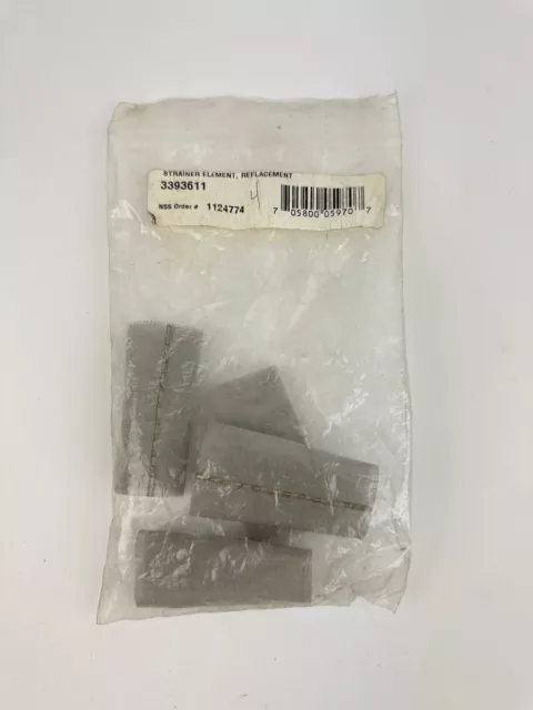 NSS 3393611 - Strainer Element *LOT OF 4*