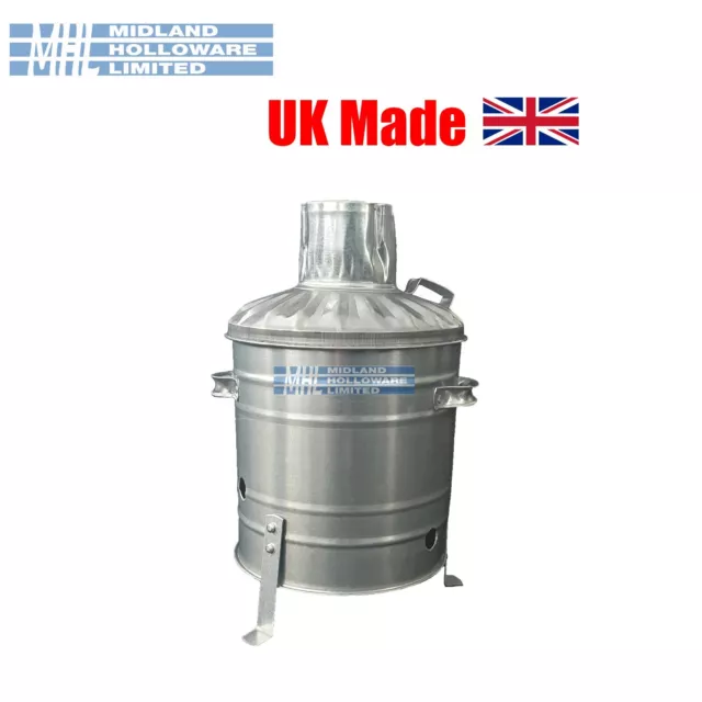 Mini incinerator small 15L Rubbish Waste burning fire bin *Heavy Duty UK Made!*