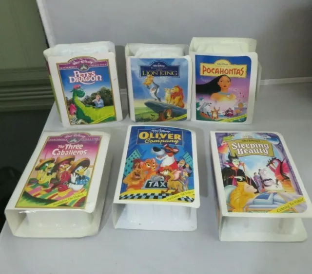 Mcdonalds 1996 Felice Pasto Disney Video Capolavoro Collezione I, Set Di 6