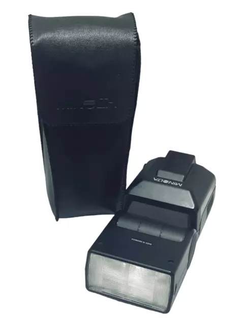 Minolta Program 3600 Hs D Flash Sony 3600Hs W/Original Black Case. Excellent.