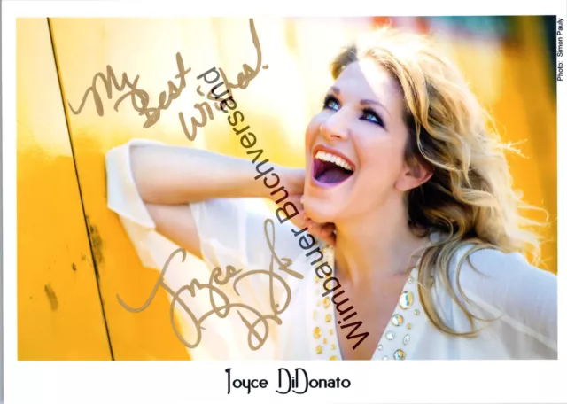 Autografo Originale Joyce Di Donato Mezzosoprano// Autografo Autografo s 268358
