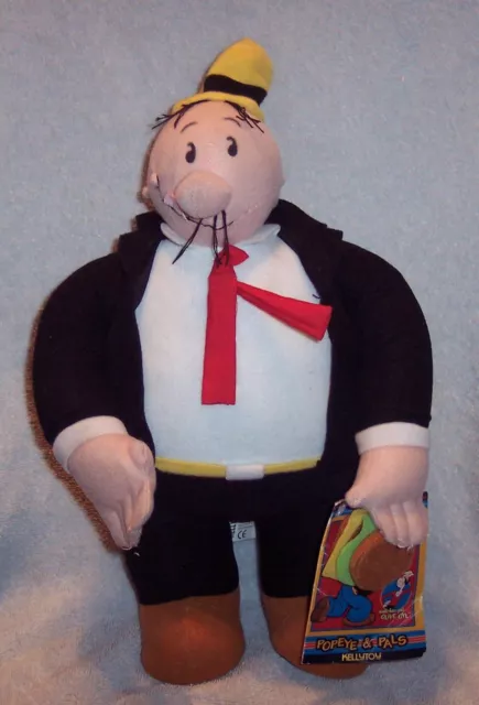Wimpy 2005 King Features Syndicate Popeye Friend 12" Plush Kelly Toys GUC