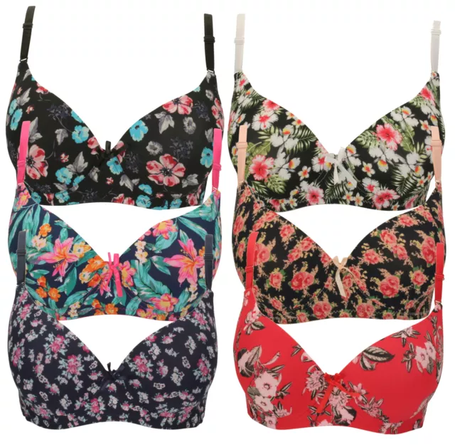 Zest Smooth Underwired Padded Floral T-Shirt Bra