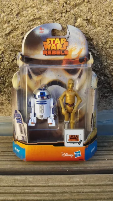 Star Wars C-3PO + R2-D2 Rebels Hasbro 3,75"