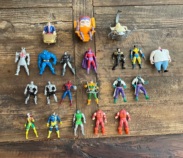 Toy Biz HEAVY METAL HEROES Lot 21 Figures MARVEL X-MEN Avengers Die Cast