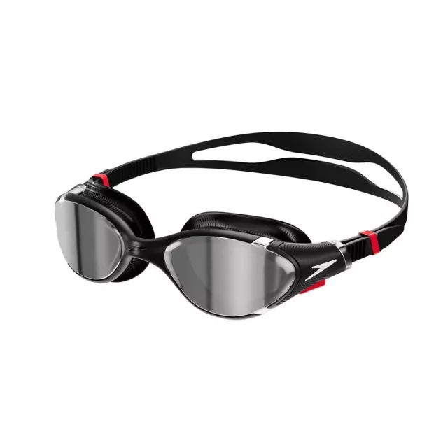 Speedo Biofuse 2.0 Mirror Goggle - Black/Red/Chrome