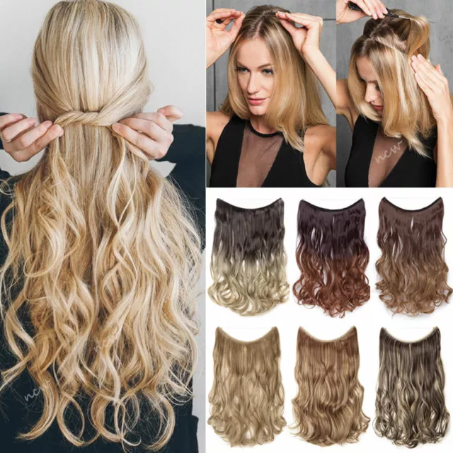 Hidden Hair Secret Wire In As Human Nano Ring Hair Extensions One Piece Straight