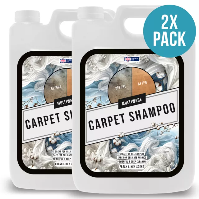 Carpet Shampoo Cleaner Pet Magic Linen Deodoriser Vax Machine Solution 10 Litres