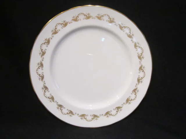 Aynsley Louis XV Scalloped Dinner Plate Vintage Bone China Made in England
