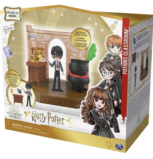 HARRY POTTER WIZARDING World Magical Minis Playset POTIONS CLASSROOM