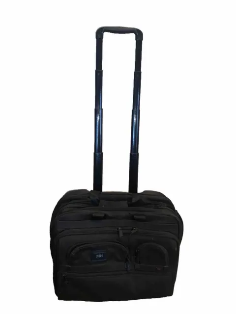 Tumi Ballistic Alpha Deluxe 26127DH  Expand Rolling  Carry On Brief Case 15x18x8