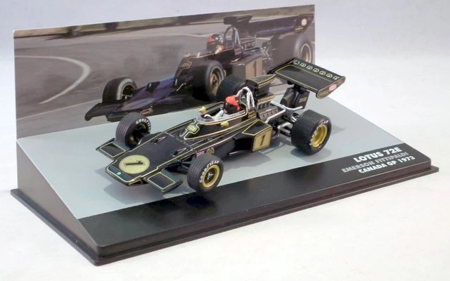 ATLAS EDITIONS 1/43 Scale 20219F - F1 Lotus 72E Canada GP 1973 ...