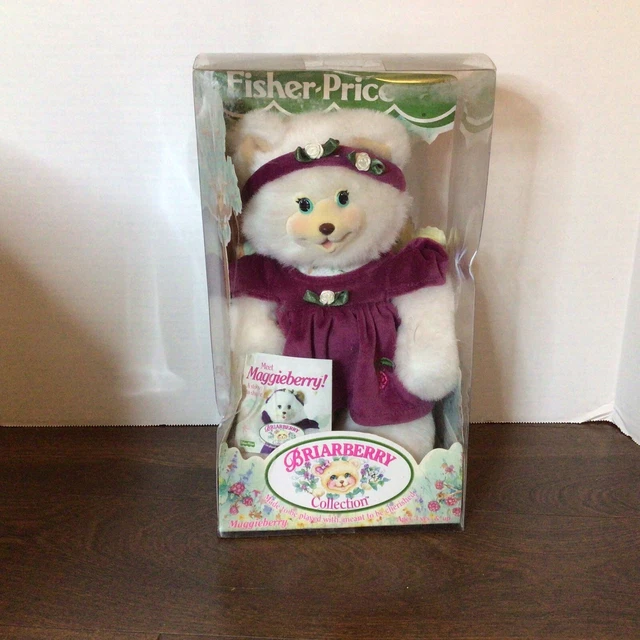 Vintage 1999 Briarberry Collection MAGGIEBERRY Plush Bear Fisher Price/Mattel