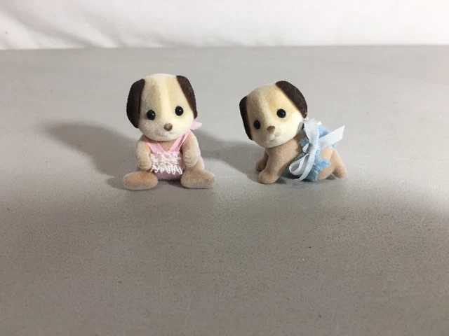 Calico Critters/sylvanian Families Beagle Dog Baby Twins