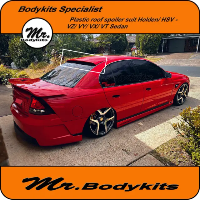 Mr Bodykits Rear Plastic Roof Spoiler For Vt/Vx/Vy/Vz Holden Hsv Commodore Sedan