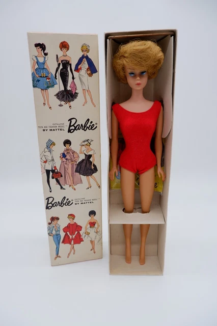 Vintage Barbie 1964,  Ash Blonde side part Bubble cut  Fabriqué en Japon