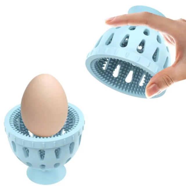 Flexible Silicone Egg Cleaning Brush Kitchen Tools Egg Cleaner Egg