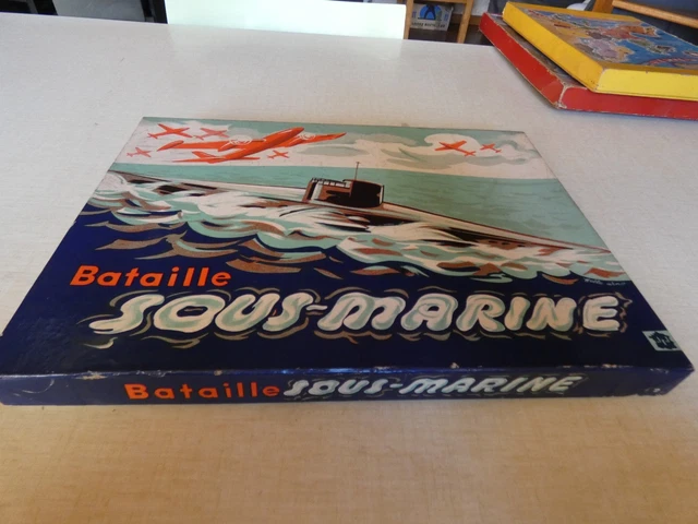 Jeu De Société Vintage RADAR De MULDER - Bataille Navale Avec Porte-avions (Occasion, Complet Sauf Jetons)