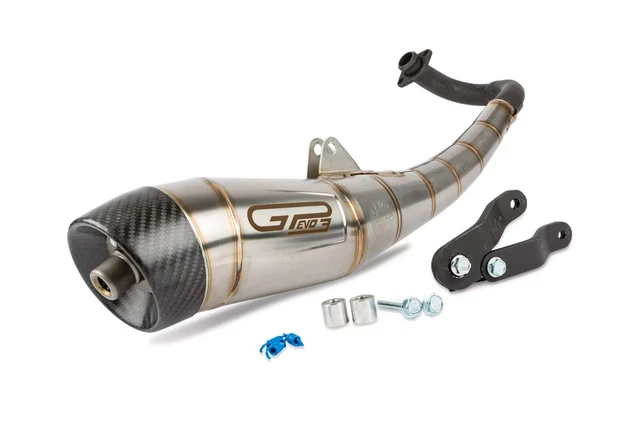 Pot D’échappement Scooter Leovince Hand Made TT Pour Piaggio Zip 50 2t 09 12