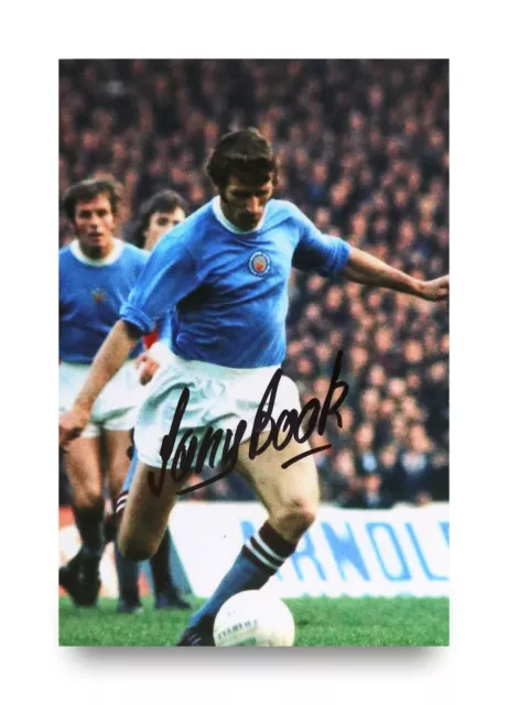 Tony Book Signed 6x4 Photo Manchester City Genuine Autograph Memorabilia + COA