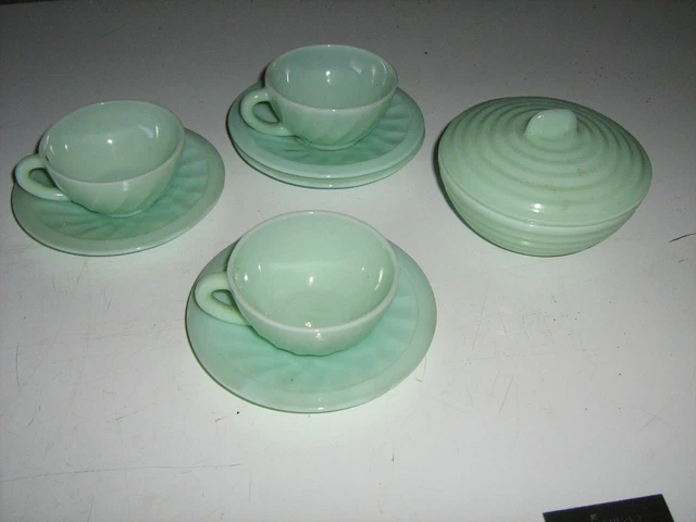 Années 1970 4 assiettes plates Duralex France Diamètre : 235mm Verre - Vendu