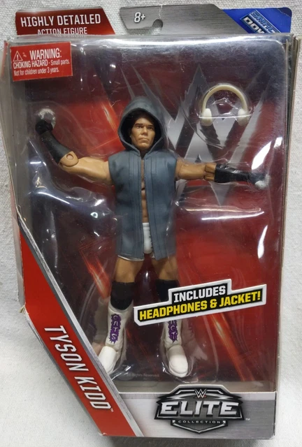 WWE Mattel Elite Series 40 Tyson Kidd Headphones & Jacket Action Figure