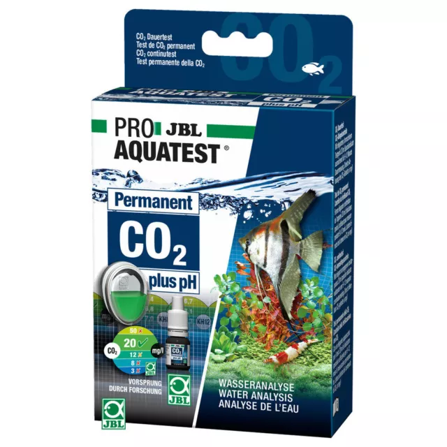 JBL Proaquatest CO2-pH Permanent, Aquarien-Wassertest, Neuf