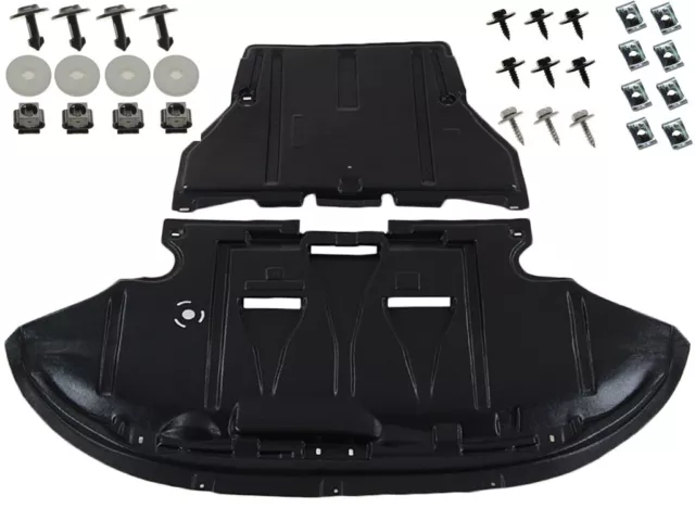 Audi A6 1997-2004 CARTER RIPARO MOTORE INFERIORE  + CLIPS