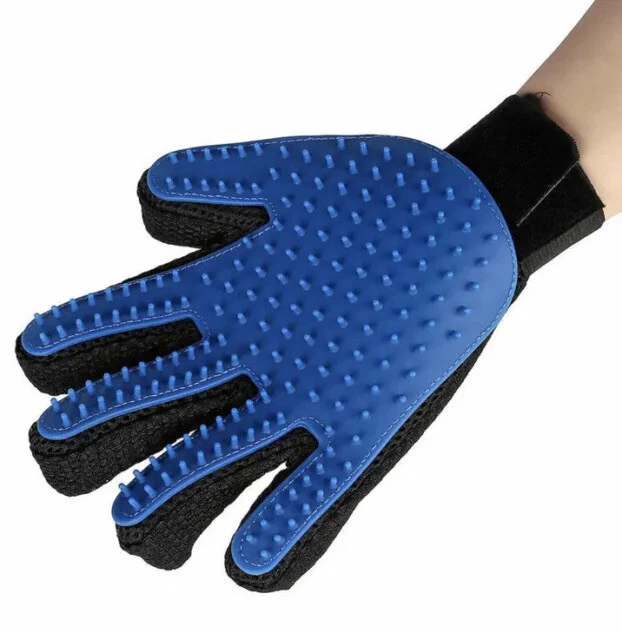 Pet Shedding Gloves | For Dog, Cat, Horse, Hair Remover/Grooming Glove LEFT HAND