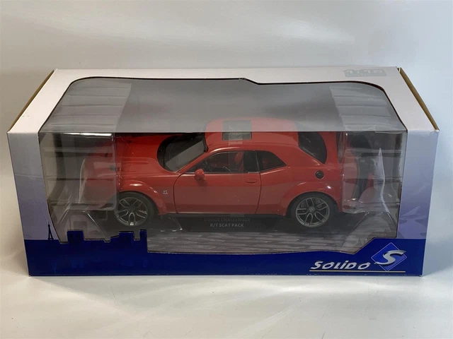Dodge Challenger R/T Widebody Rouge 1:18 Echelle Solido 1805702 7