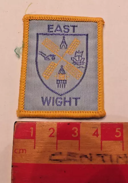 Vintage Boy Scouts East Wight District County Area Badge (J1)