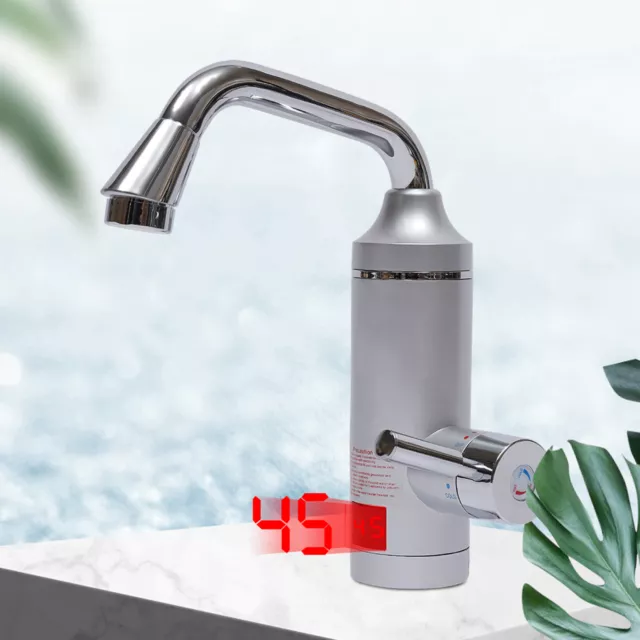 3000W Calentador de agua Grifo Calentador de agua eléctrico Temperatura LED