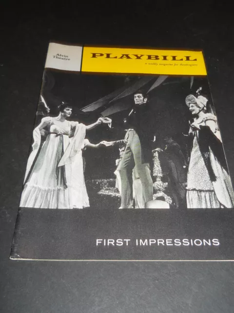 April 1959 Playbill - First Impressions, Alvin Theatre, Polly Bergen