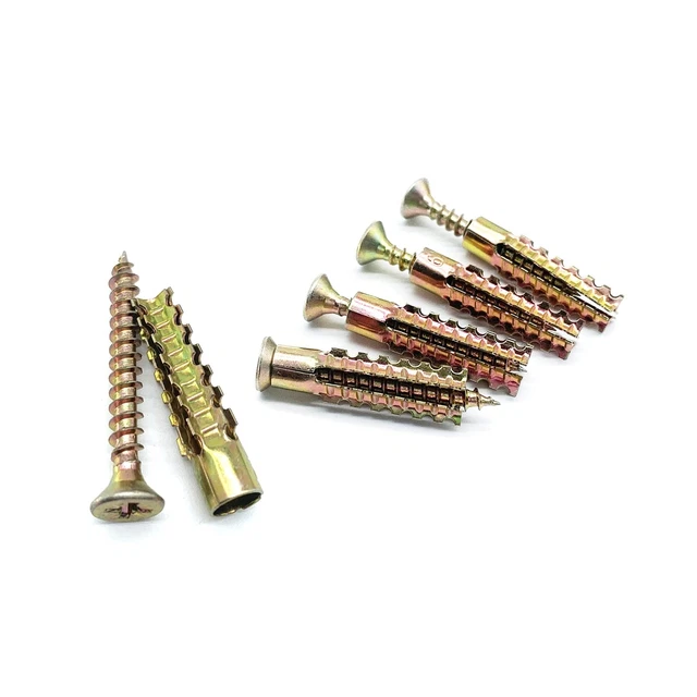 Heavy Duty Steel Wall Anchor with Screws, 40 Pcs Tree Shaped Steel Wall Ancho...
