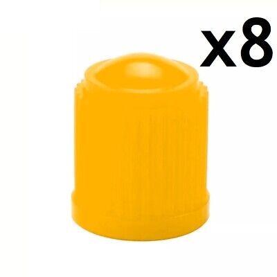 Sunnymi Lot de 8 bouchons de valve de pneu pour vélo ou moto à DEL fluo 8pcs blanc 