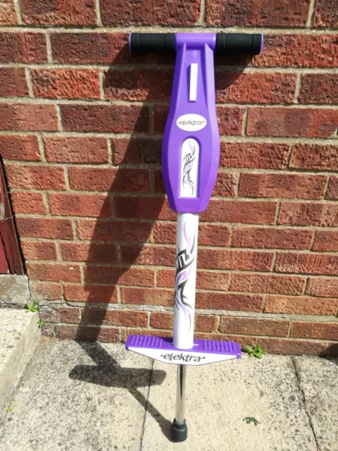 Ozbozz Elektra Light Up Purple Pogo Stick In Great Condition Ideal For 4-8 Years 3