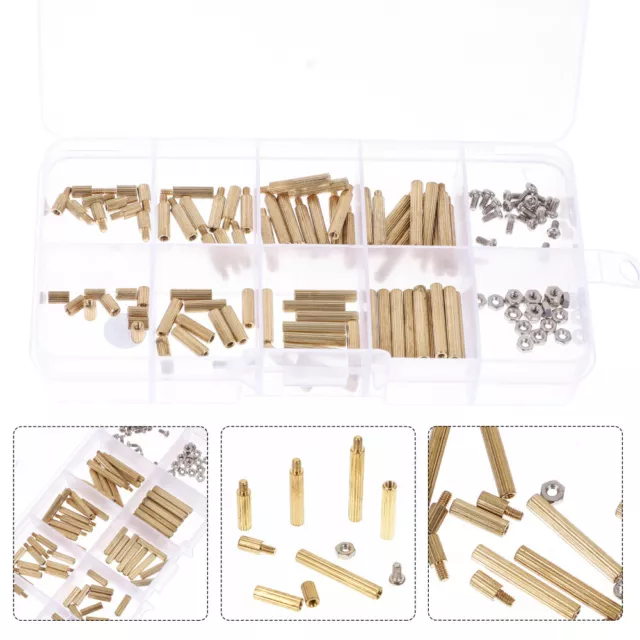 120 Pcs Small Screws Standoffs Assortment Kit Ladder Laptop Holder Pcb Computer